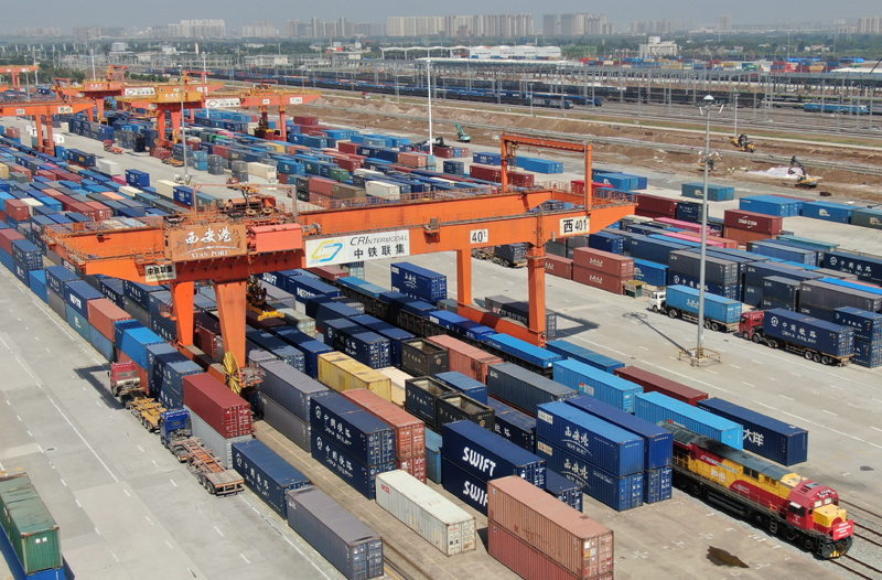 中欧班列中药材原料专列抵达西安(图3)