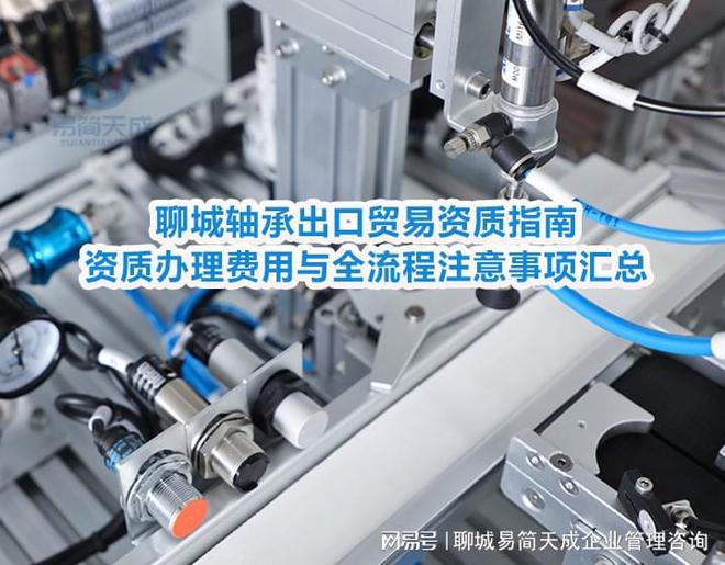 聊城轴承出口贸易资质指南：资质办理费用与全流程注意事项汇总(图4)