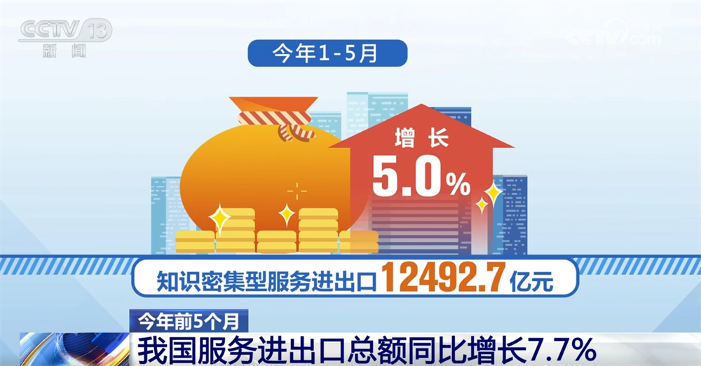 透过数据看前5个月服务进出口亮点经济发展“稳增长”积极信号显现(图2)