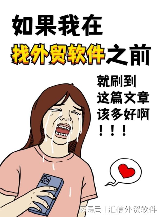 如果在找外贸软件之前刷到就好了(图1)