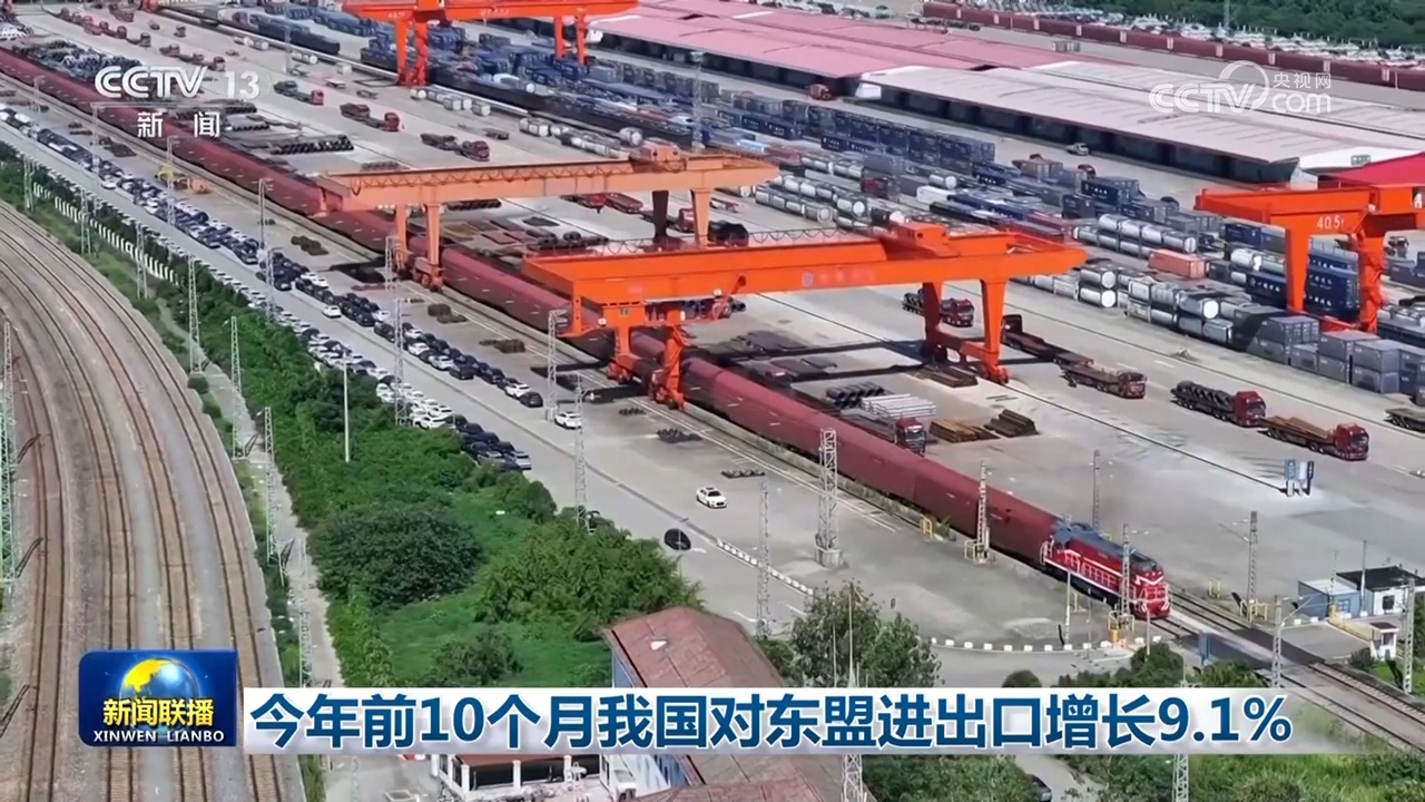 今年前10个月我国对东盟进出口增长91%(图2)