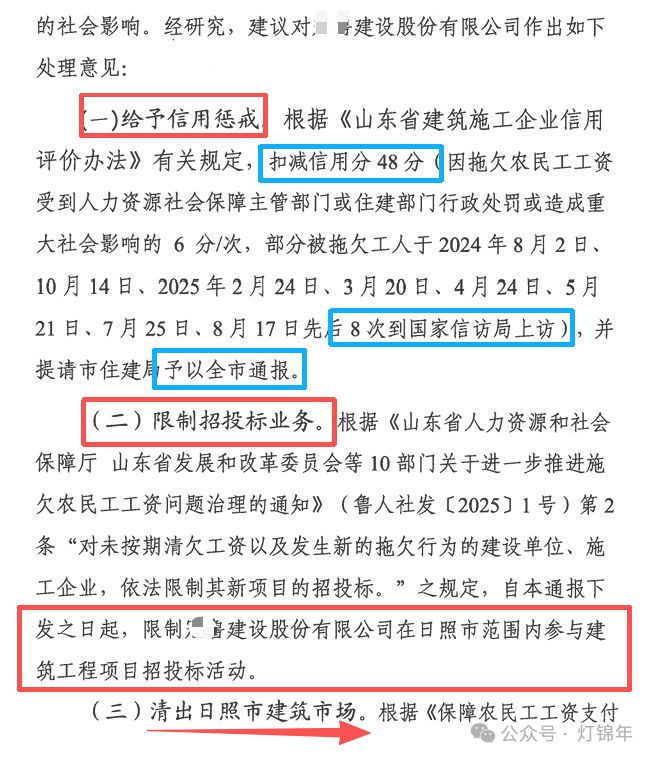 九游会J9：闹翻天了！山东著名建筑公司因欠薪被重罚！(图4)