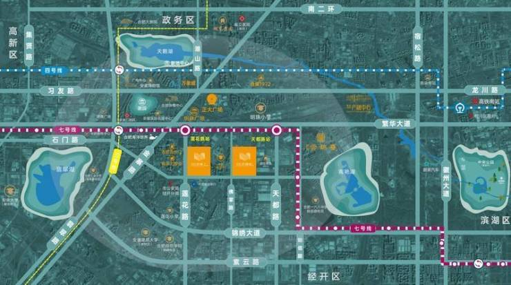 经开区皖投云启锦上花园项目周边配套：品质生活的资源保障售楼部电话号码多少(图2)